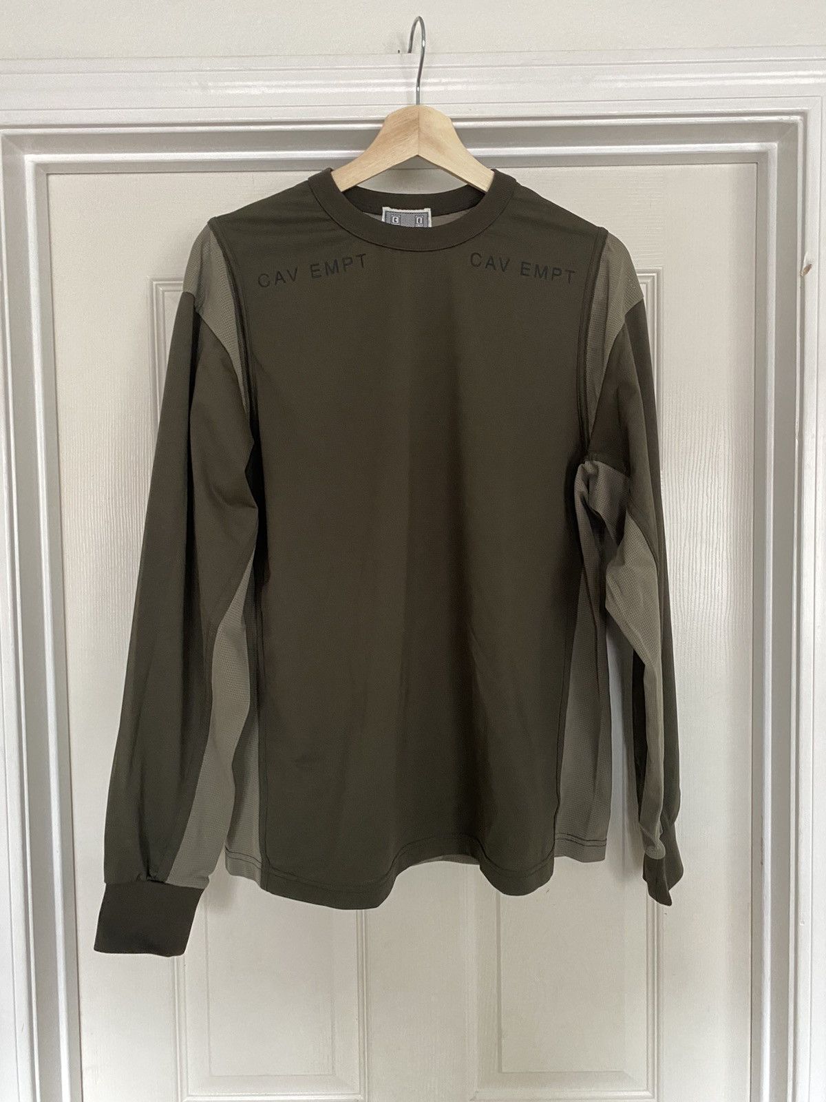 Cav Empt Cav Empt Long Sleeve Mesh Paneled Long Sleeve Tee Size US M / EU 48-50 / 2 - 1 Thumbnail
