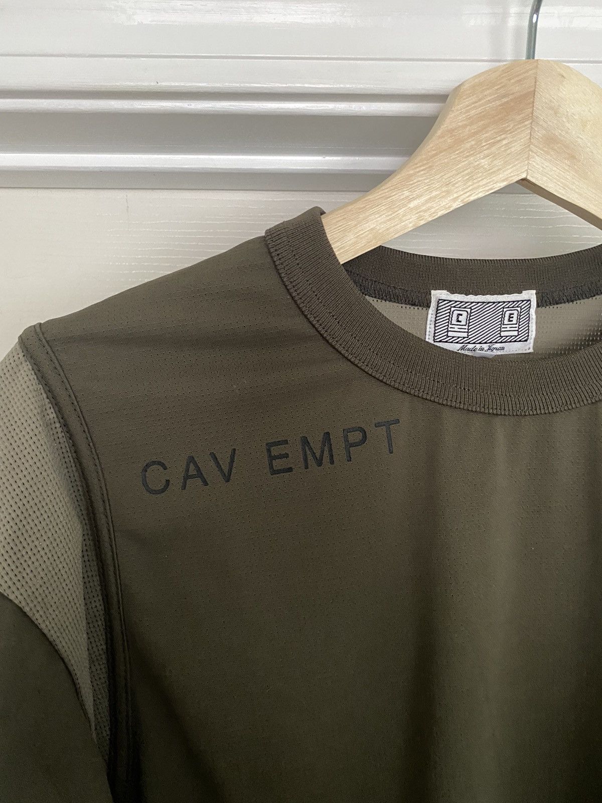 Cav Empt Cav Empt Long Sleeve Mesh Paneled Long Sleeve Tee Size US M / EU 48-50 / 2 - 3 Thumbnail