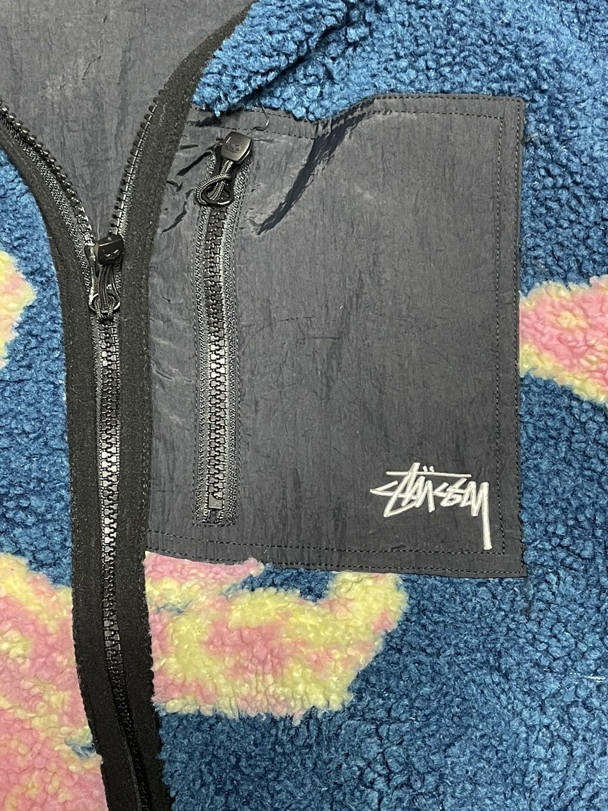 Stussy Stüssy Floral Sherpa Hood Jacket Size US L / EU 52-54 / 3 - 4 Thumbnail