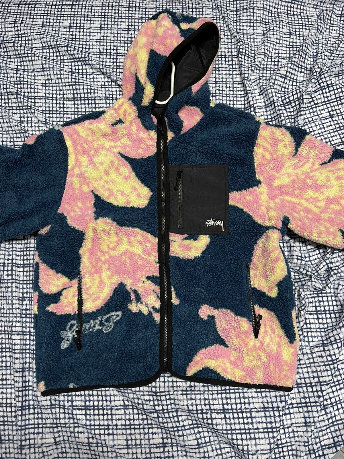 Stussy Stüssy Floral Sherpa Hood Jacket Size US L / EU 52-54 / 3 - 2 Thumbnail