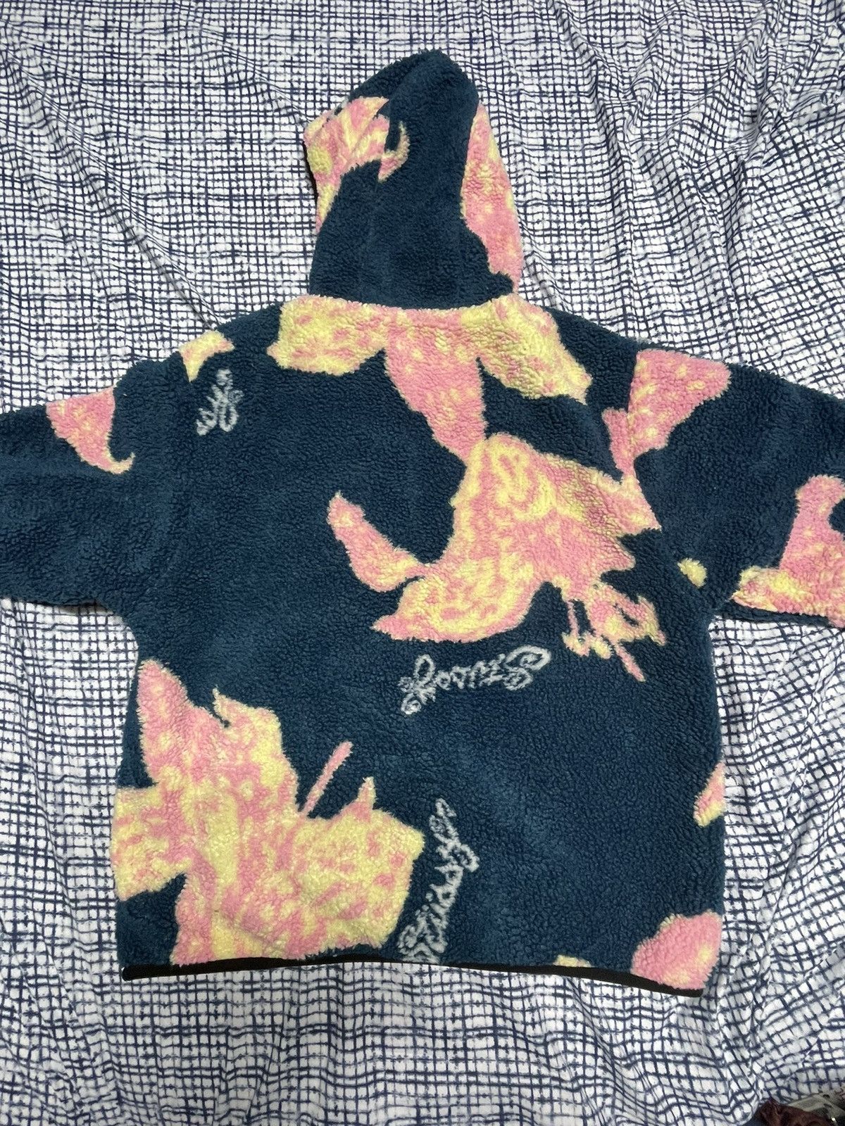 Stussy Stüssy Floral Sherpa Hood Jacket Size US L / EU 52-54 / 3 - 3 Thumbnail