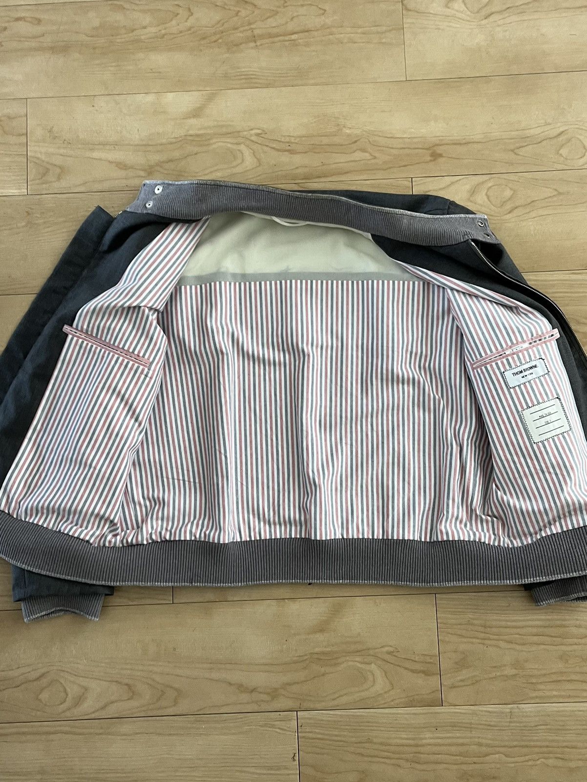 Thom Browne Thom Browne Bomber Jacket Sz 3 Made in USA Size US L / EU 52-54 / 3 - 3 Thumbnail