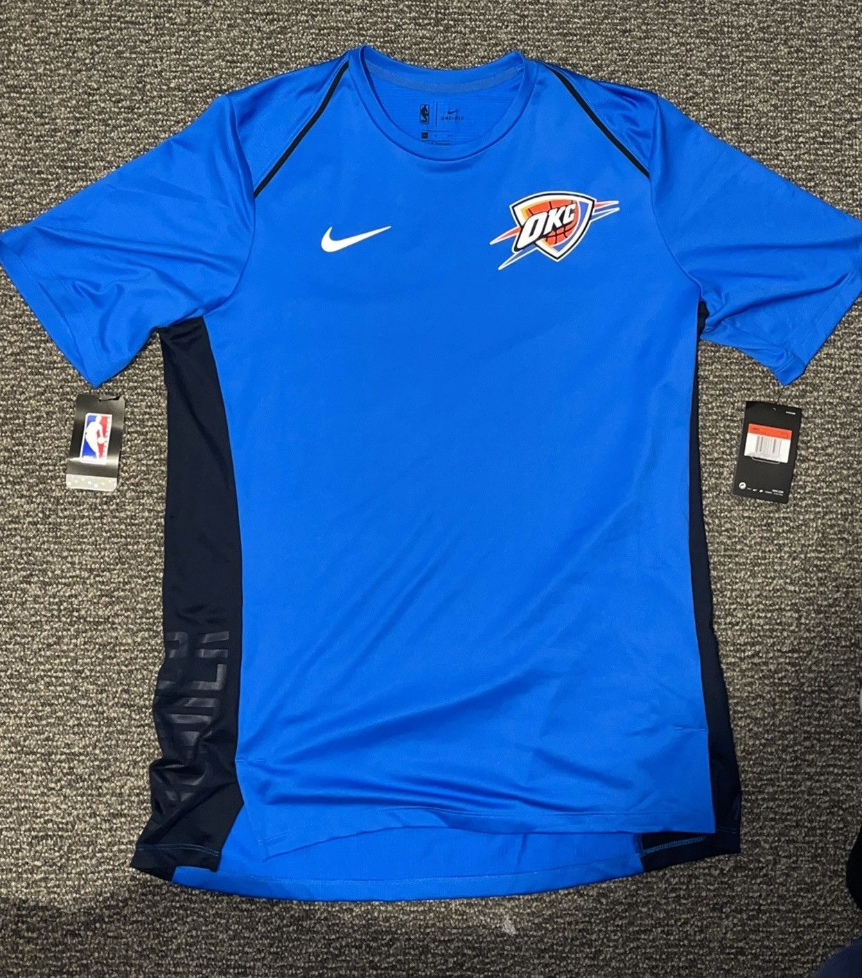 okc thunder dri fit shirt