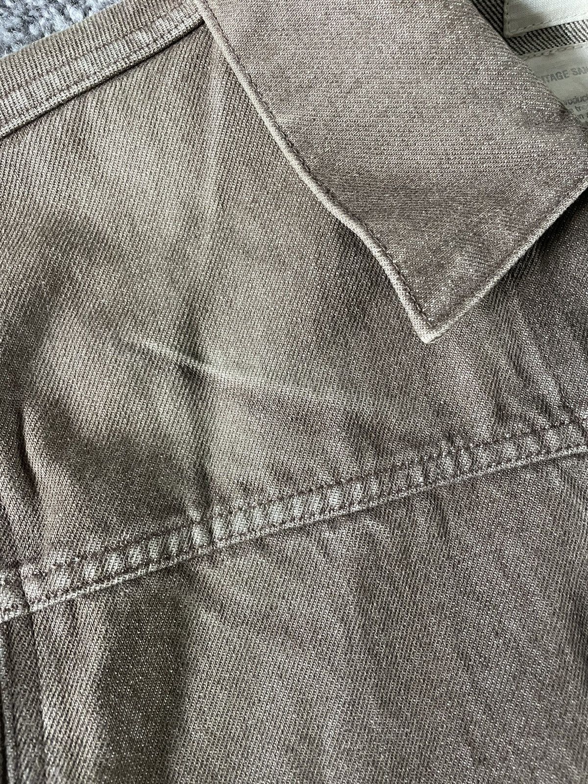 Helmut Lang Early 2000’s Brown Vintage Sanded Denim Jacket Size US L / EU 52-54 / 3 - 5 Thumbnail