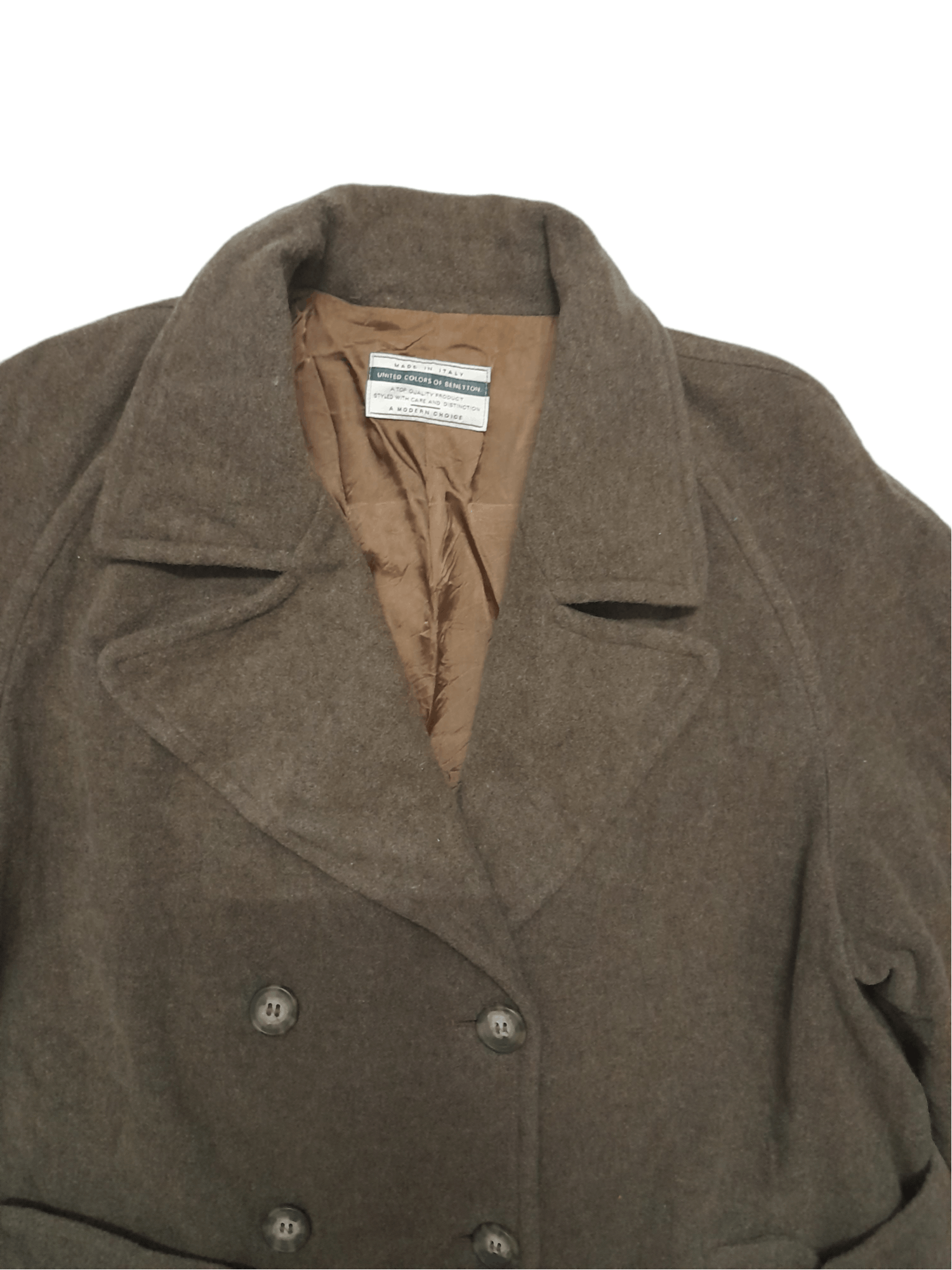 United Colors Of Benetton United Colors of Benetton Soft Wool Jacket (D897) Size US L / EU 52-54 / 3 - 3 Thumbnail