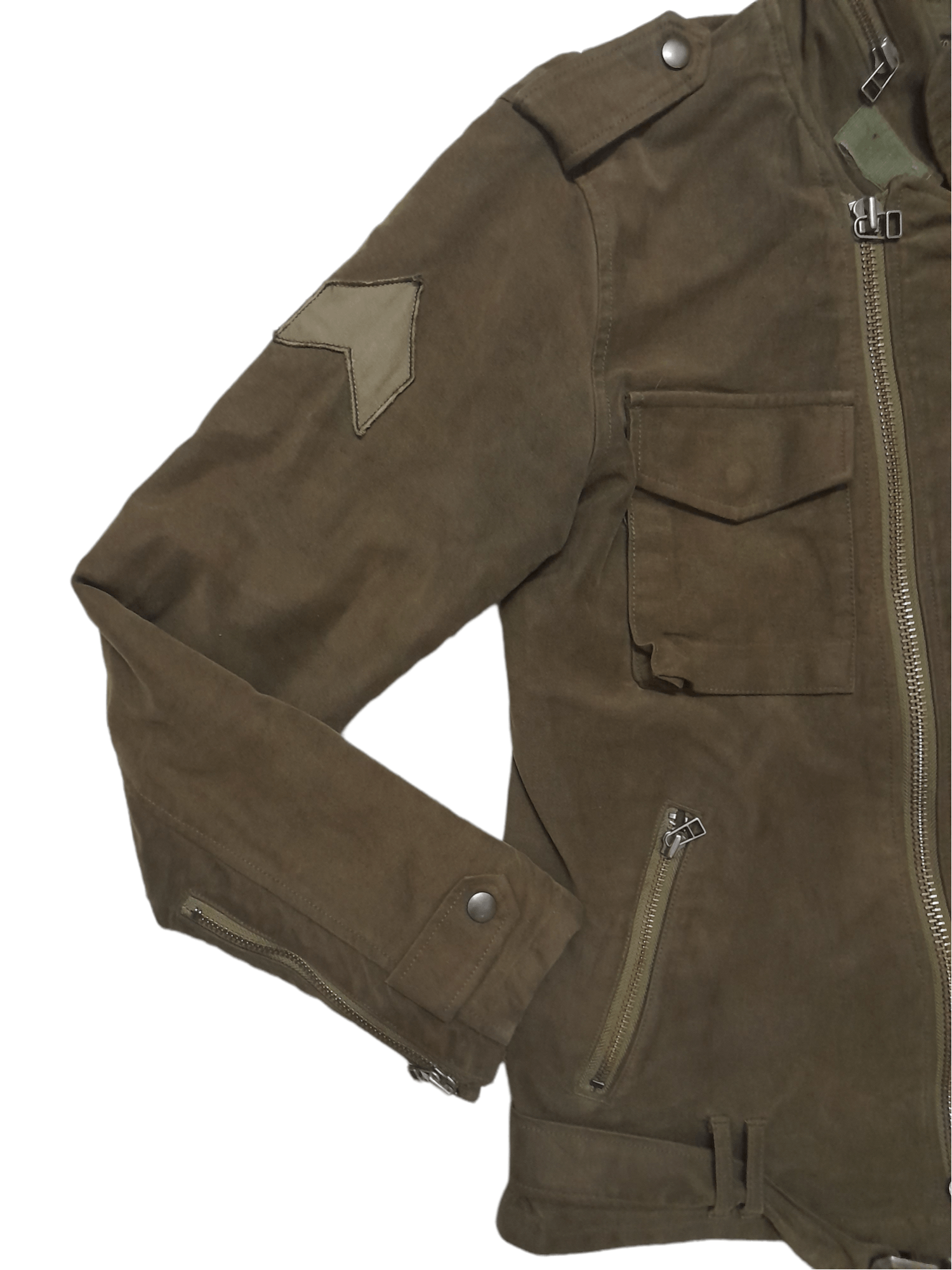 Japanese Brand × Montage Montage Japan Military Bikers Patches Jacket (D898) Size US M / EU 48-50 / 2 - 3 Thumbnail
