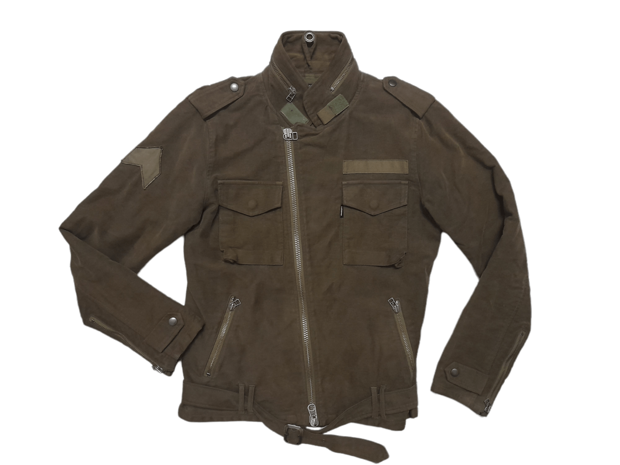 Japanese Brand × Montage Montage Japan Military Bikers Patches Jacket (D898) Size US M / EU 48-50 / 2 - 1 Thumbnail