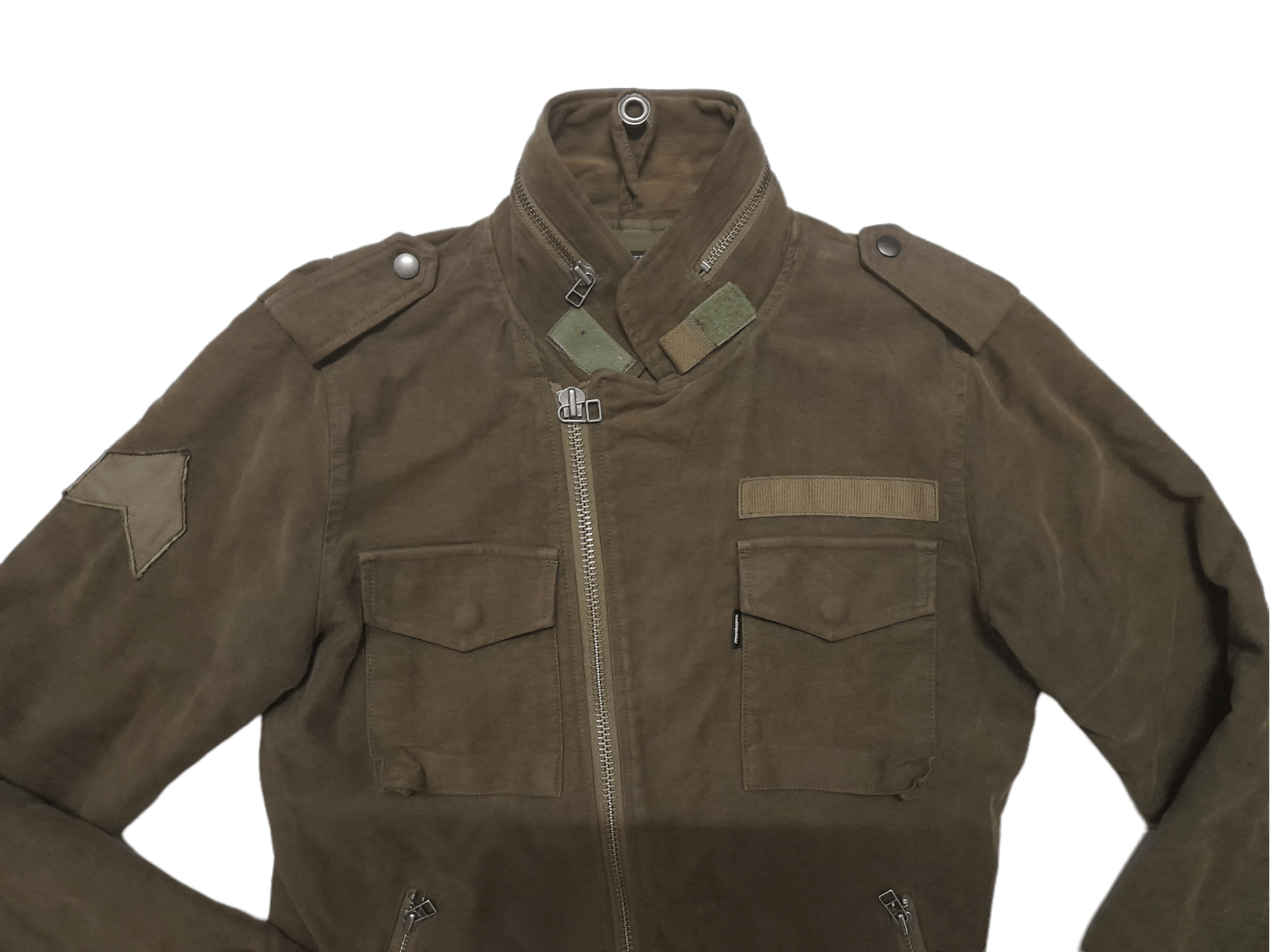 Japanese Brand × Montage Montage Japan Military Bikers Patches Jacket (D898) Size US M / EU 48-50 / 2 - 2 Thumbnail