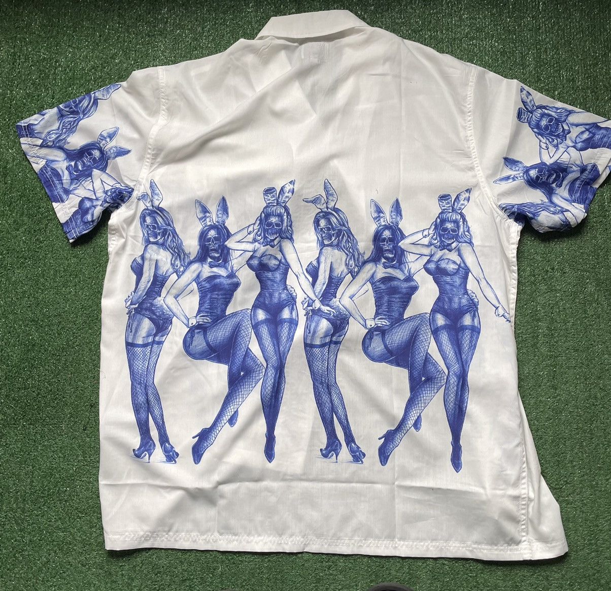 FUCT Death Bunny Aloha Shirt Size US XL / EU 56 / 4 - 4 Thumbnail