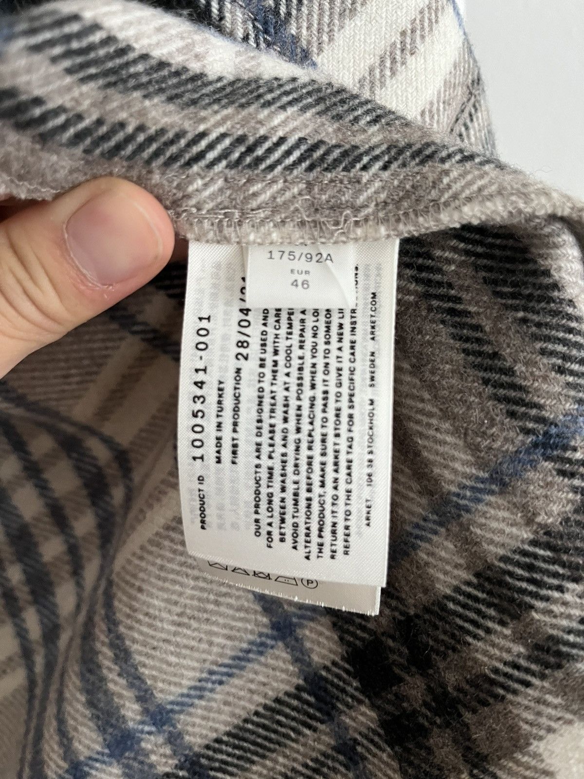 Arket Wool Plaid Overshirt 46 Size US S / EU 44-46 / 1 - 5 Thumbnail