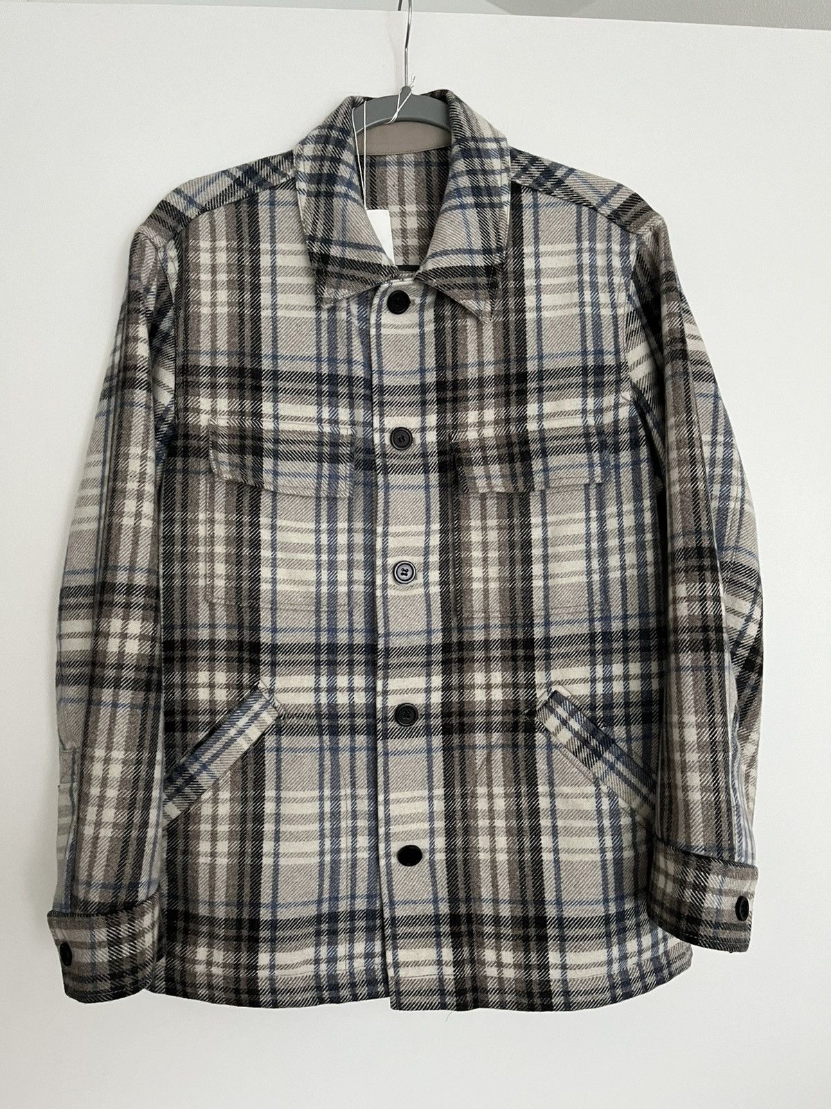 Arket Wool Plaid Overshirt 46 Size US S / EU 44-46 / 1 - 2 Thumbnail