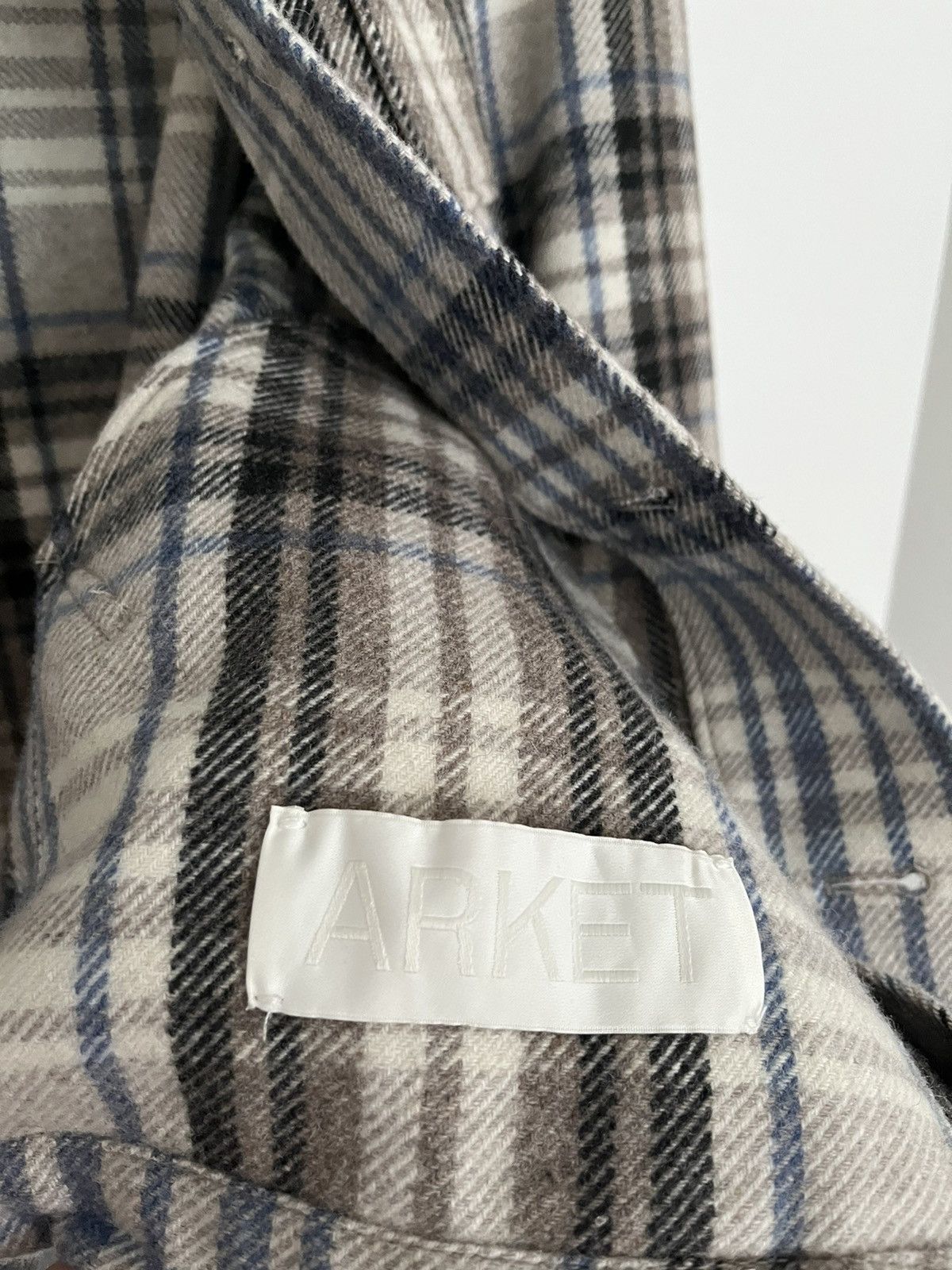 Arket Wool Plaid Overshirt 46 Size US S / EU 44-46 / 1 - 7 Thumbnail