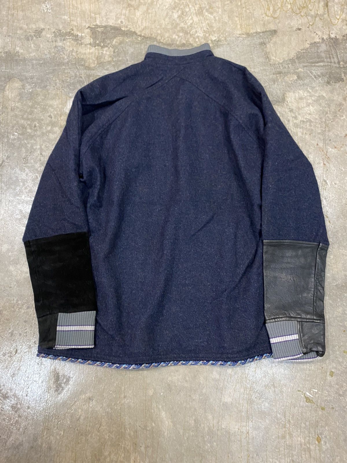 Japanese Brand 90s SHANTii by Jun Murakami Last Orgy sleeve leather wool Size US L / EU 52-54 / 3 - 12 Thumbnail