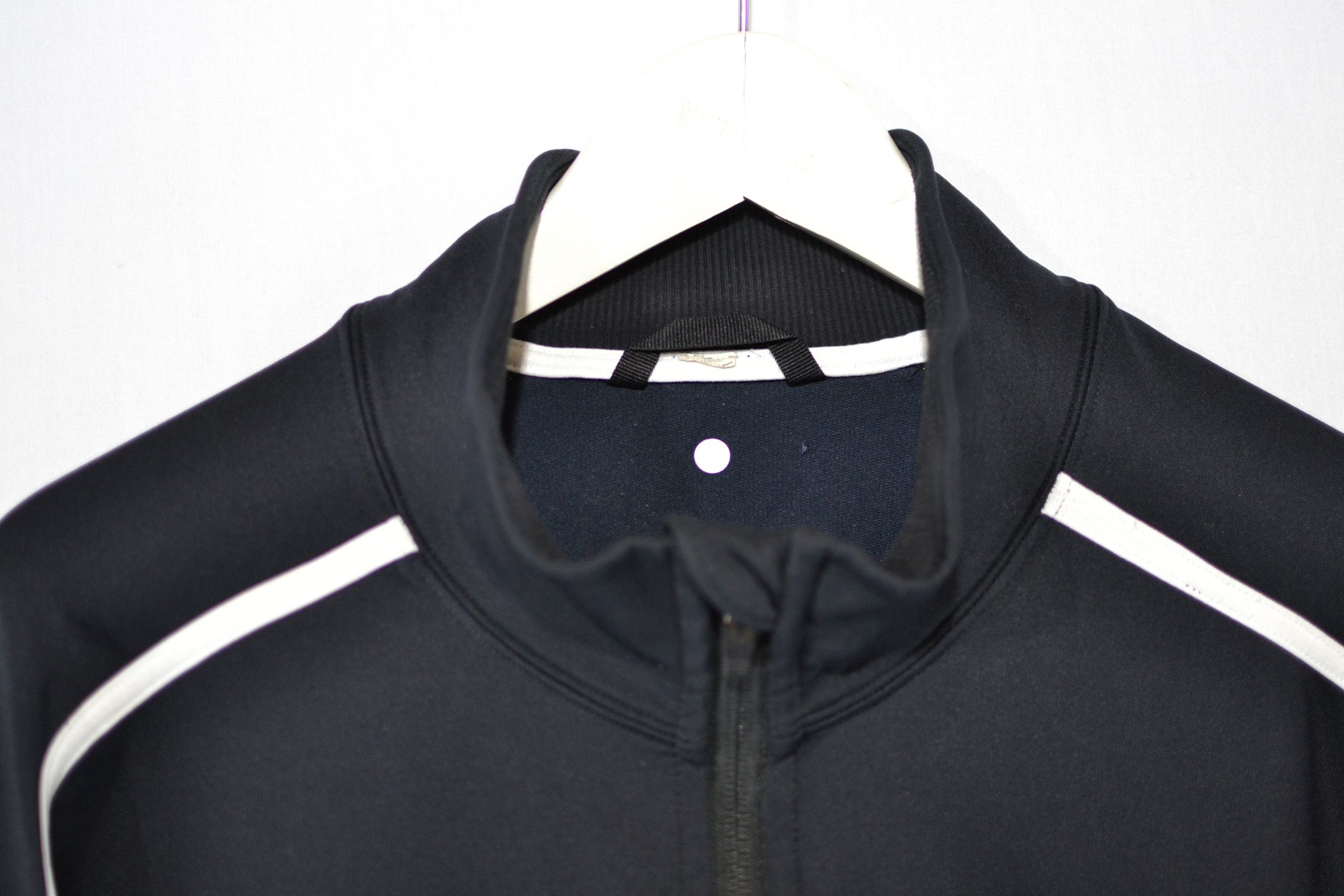 Lululemon Black White Decal Stripe Warm Up Track Jacket sz XL Size US XL / EU 56 / 4 - 3 Thumbnail