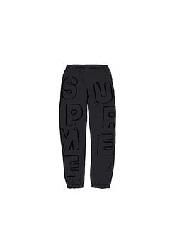 Supreme Cutout Sweatpants (Black)  Sweatpants, Clothes design, Black