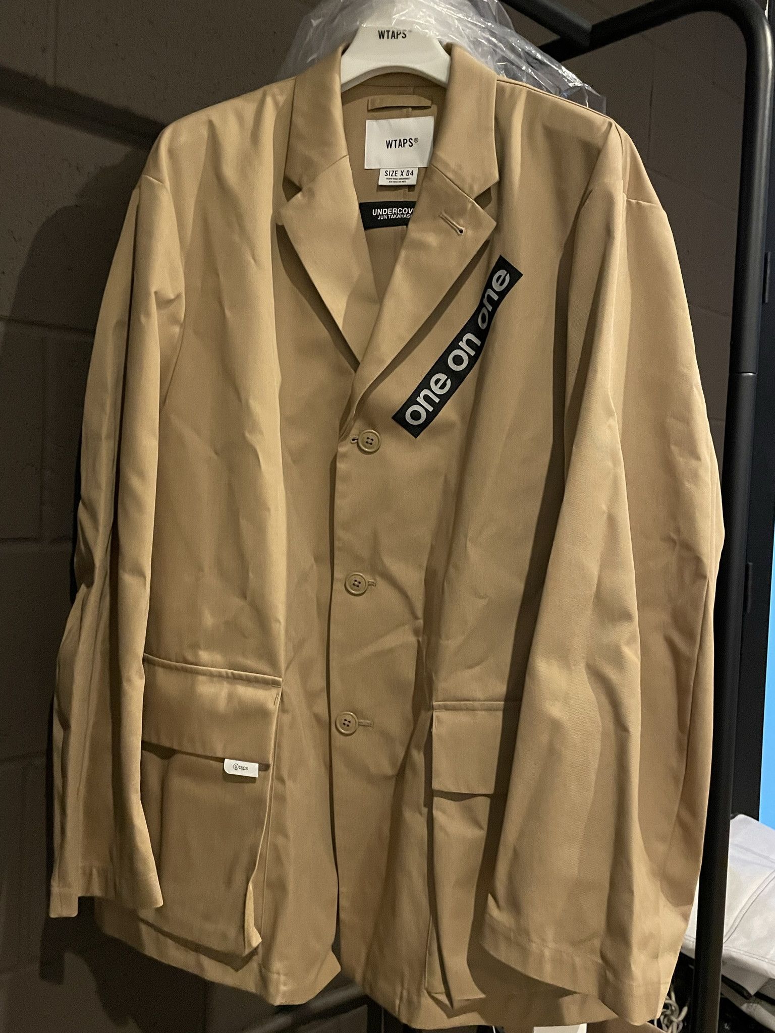 Undercover UNDERCOVER x WTAPS T/C TWILL ARMY PK WIDE JKT | Grailed