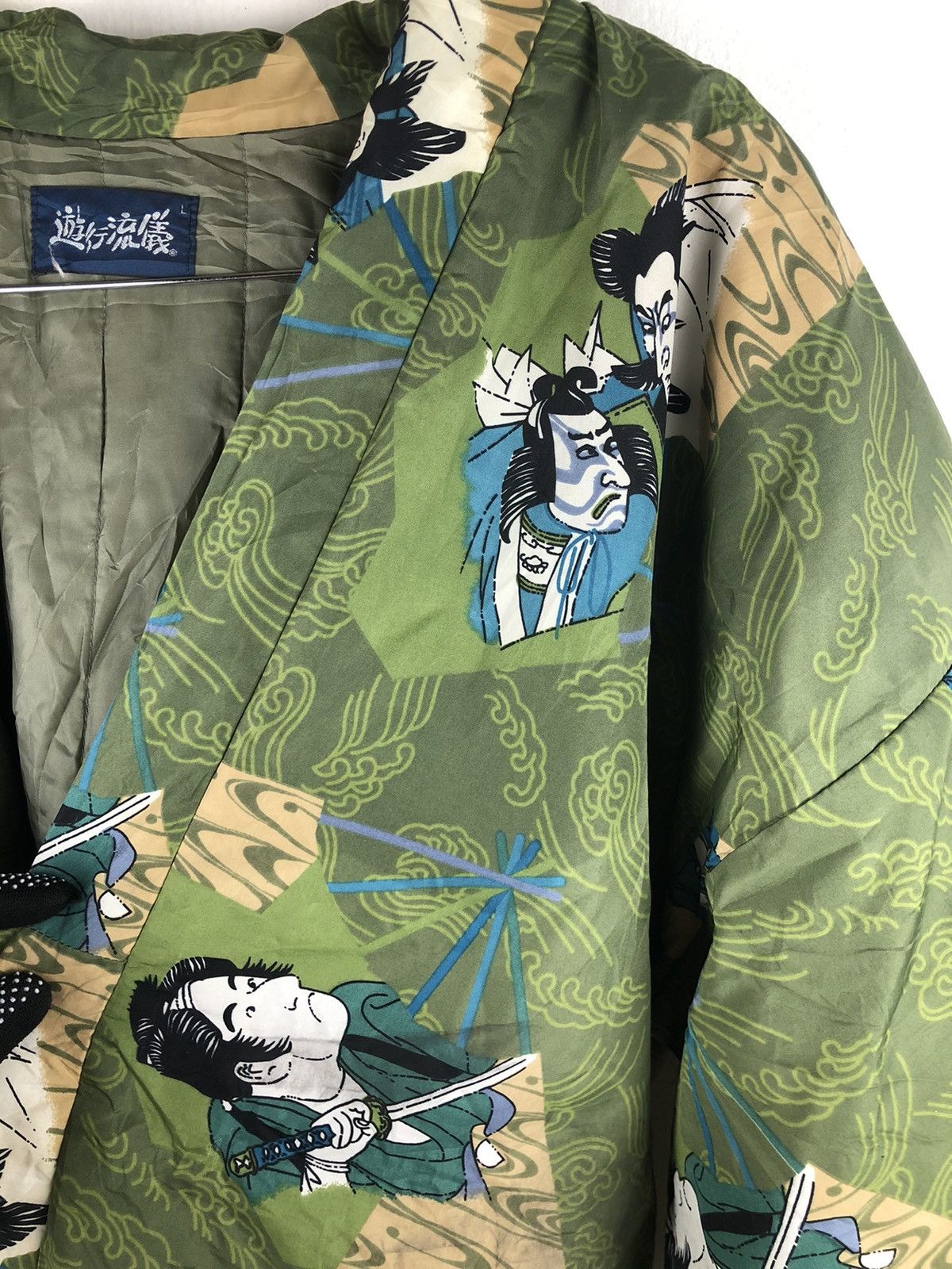 Japanese Brand × Vintage Vintage Kimono samurai ninja Japan traditional Size US L / EU 52-54 / 3 - 6 Thumbnail