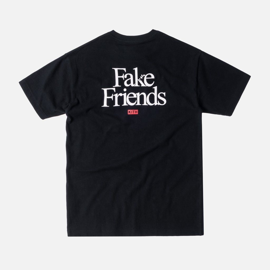 Kith Kith Broken Heart Fake Friends T Shirt Black Grailed