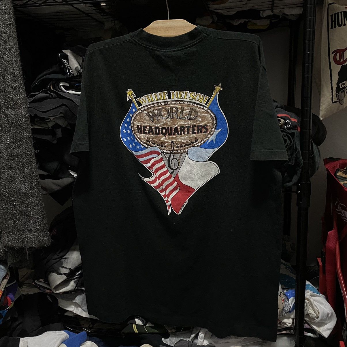 Band Tees VTG 90S WILLIE NELSON BAND TEE Size US XL / EU 56 / 4 - 2 Thumbnail