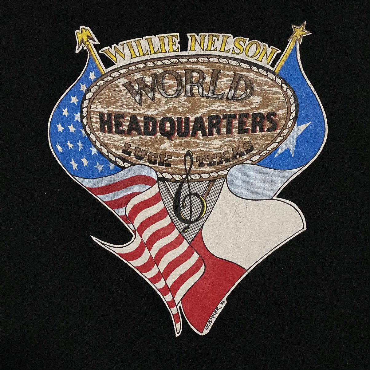Band Tees VTG 90S WILLIE NELSON BAND TEE Size US XL / EU 56 / 4 - 6 Thumbnail