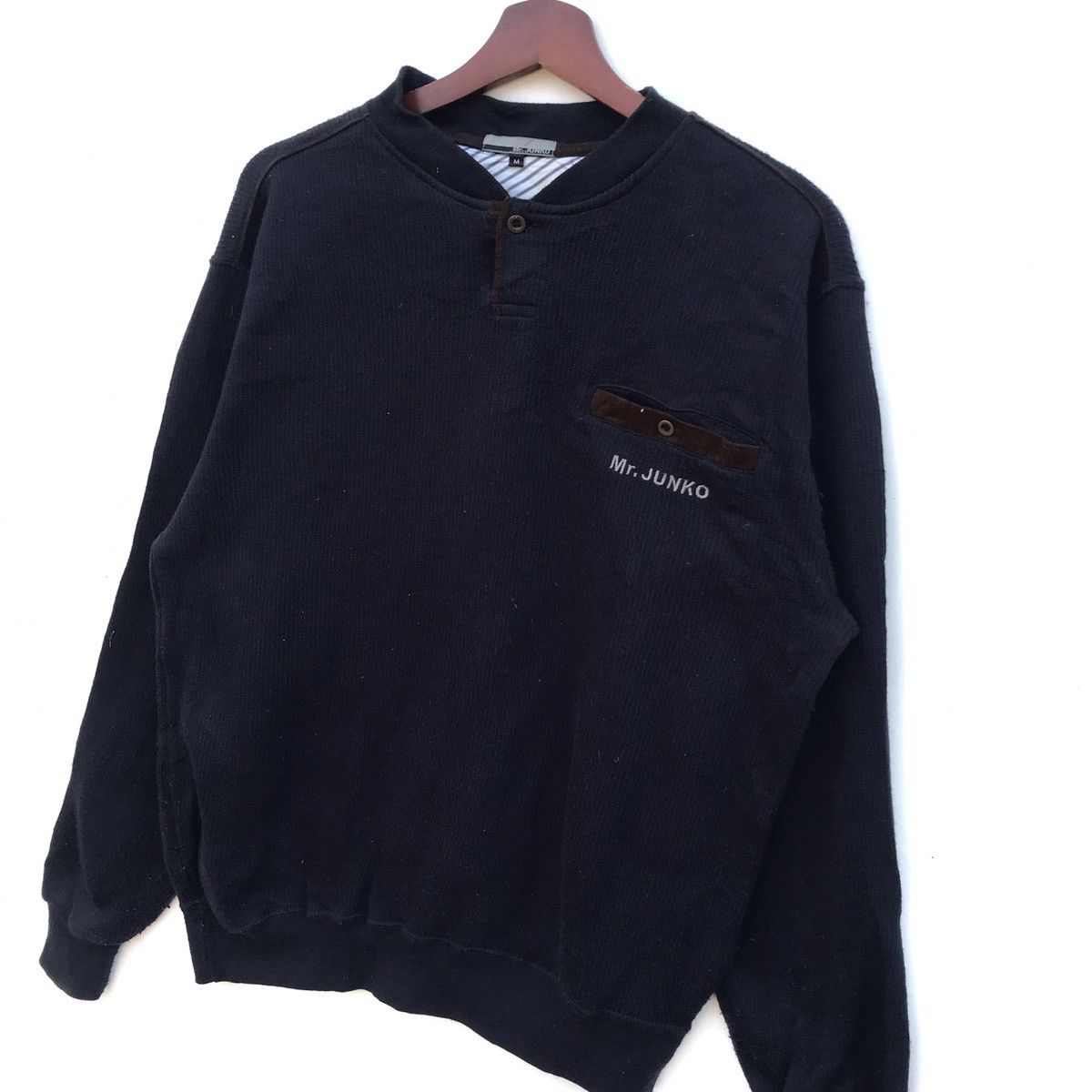 Mr. Junko Vintage Mr Junko HalfButton Sweatshirt Size US M / EU 48-50 / 2 - 3 Thumbnail