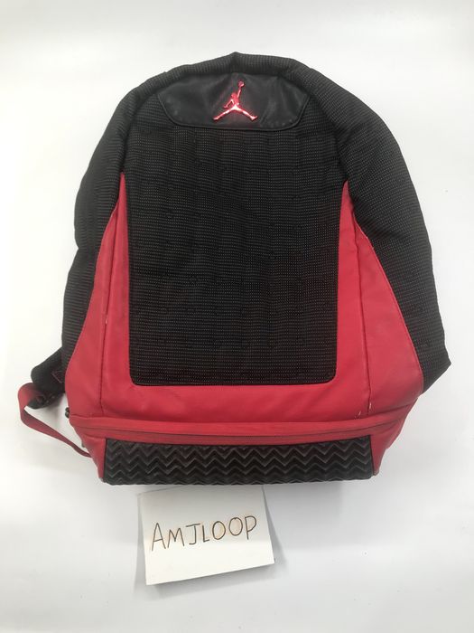 Jordan retro 13 store backpack black and red