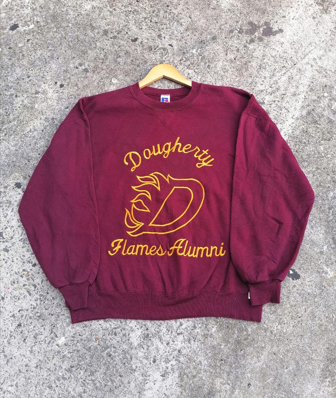 Russell Athletic × Vintage Russell Athletic Dougherty Flames Alumni Size US XXL / EU 58 / 5 - 1 Thumbnail