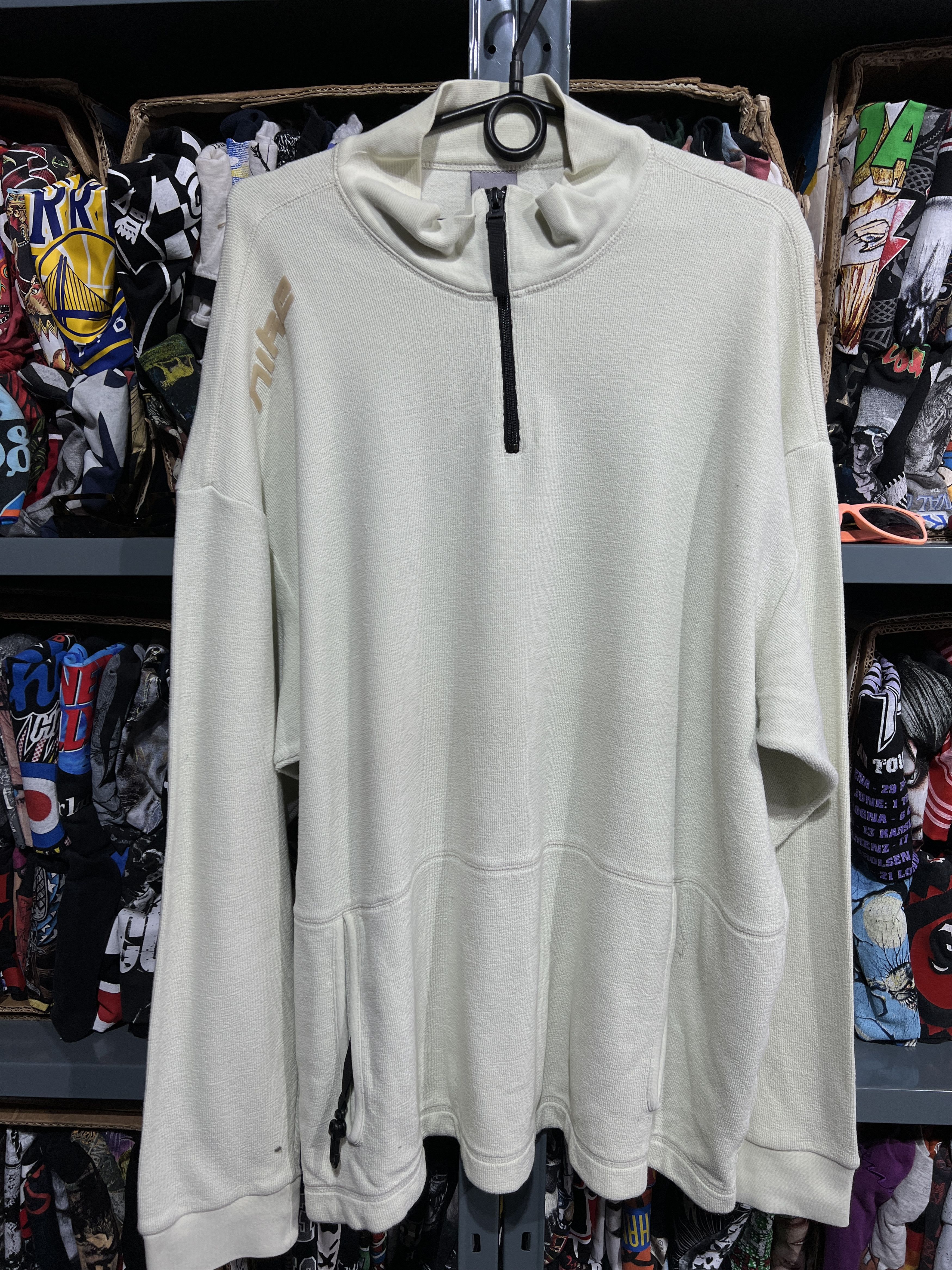 Vintage NIKE Sweatshirt pullover zip JACKET 90s XL