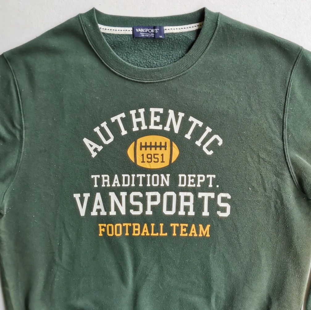 Vans Vansports Football Team Big Logo Sweatshirt Size US L / EU 52-54 / 3 - 3 Thumbnail
