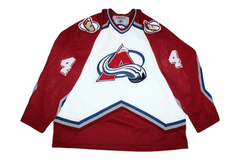 Vintage Colorado Avalanche CCM Hockey Jersey Size Large 90s 