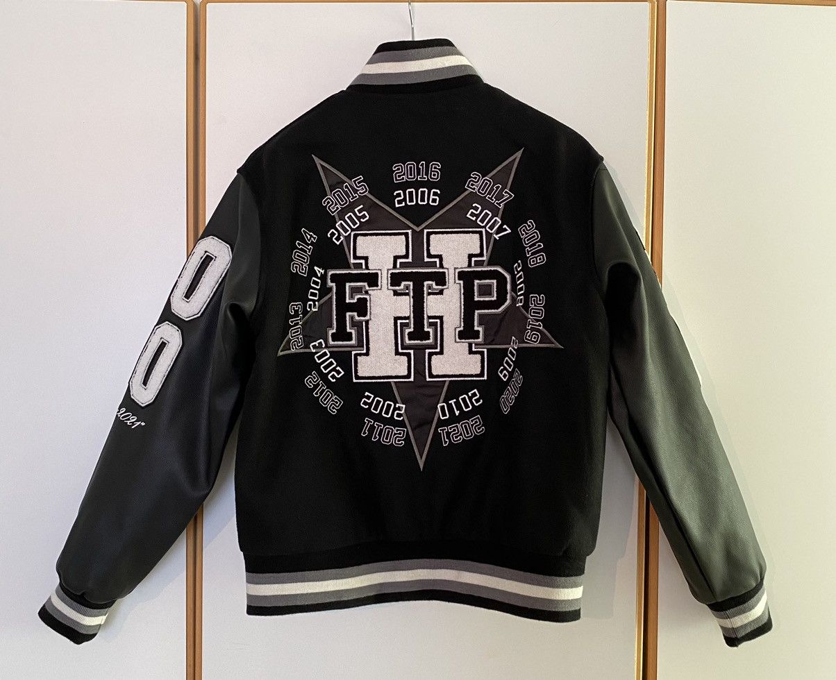 Huf FTP x HUF Varsity Jacket | Grailed