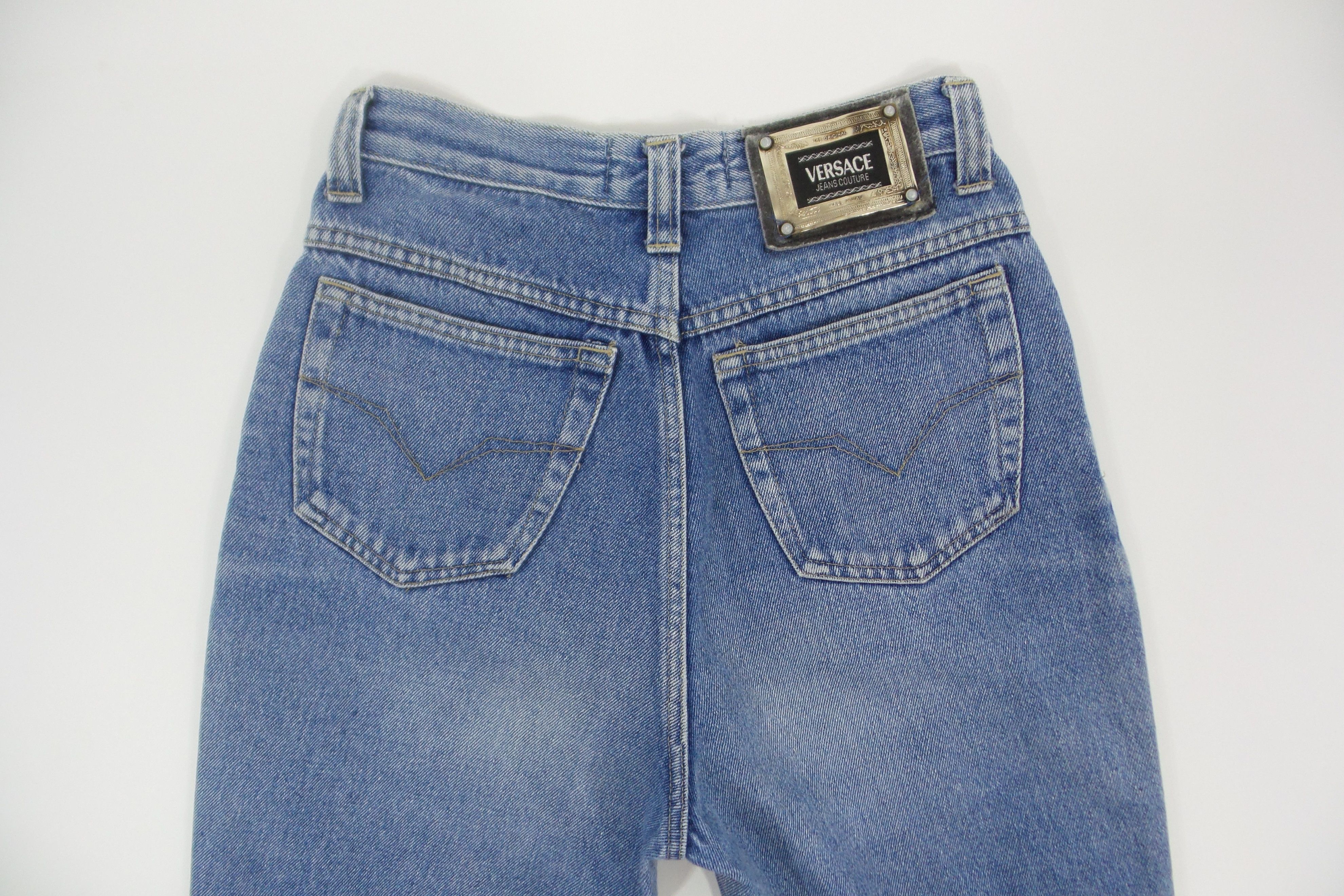 Designer × Versace FOR HER Versace Jeans Couture High Waisted Jeans W25xL35 Size US 28 / EU 44 - 8 Thumbnail