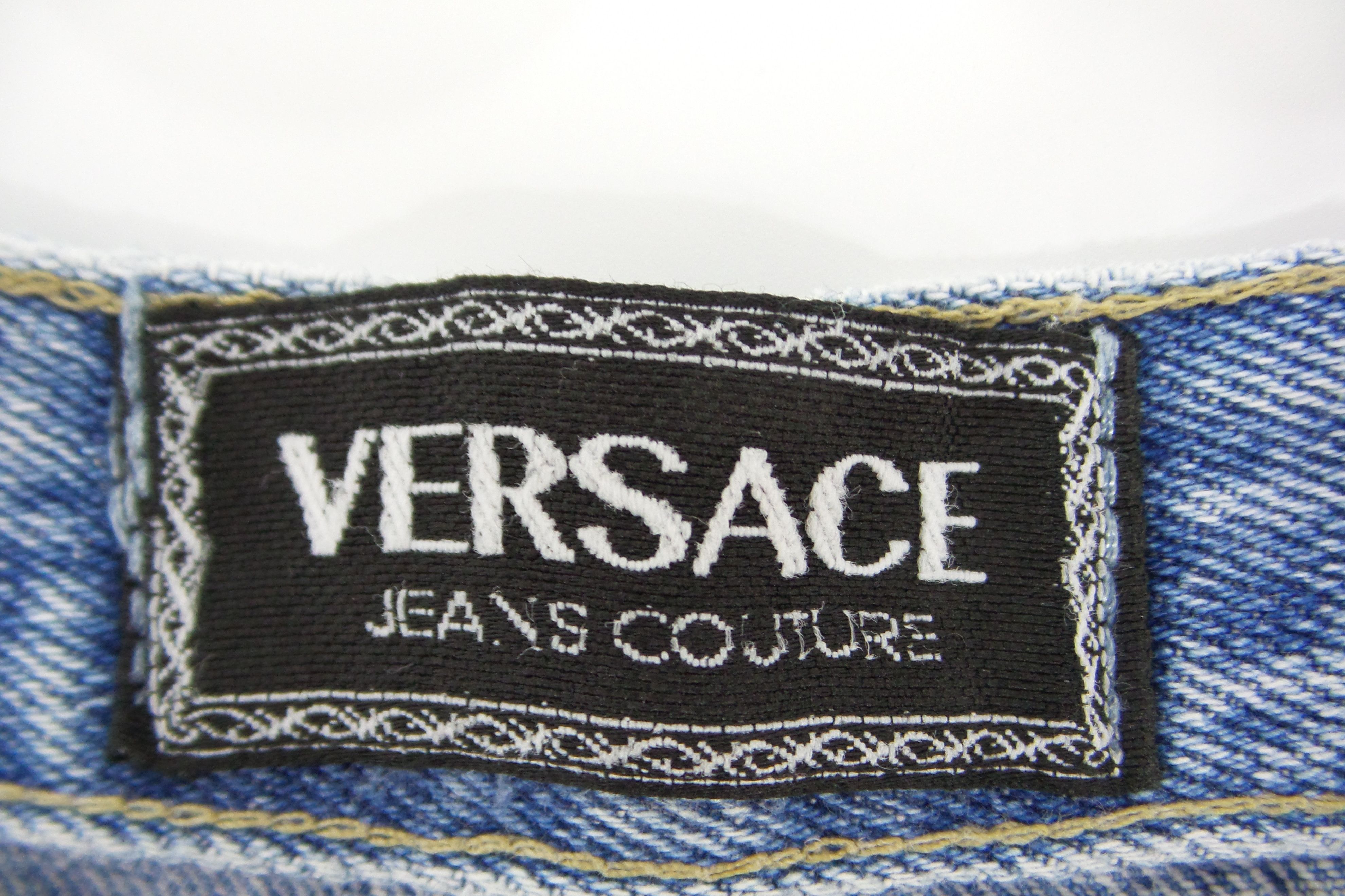 Designer × Versace FOR HER Versace Jeans Couture High Waisted Jeans W25xL35 Size US 28 / EU 44 - 3 Thumbnail