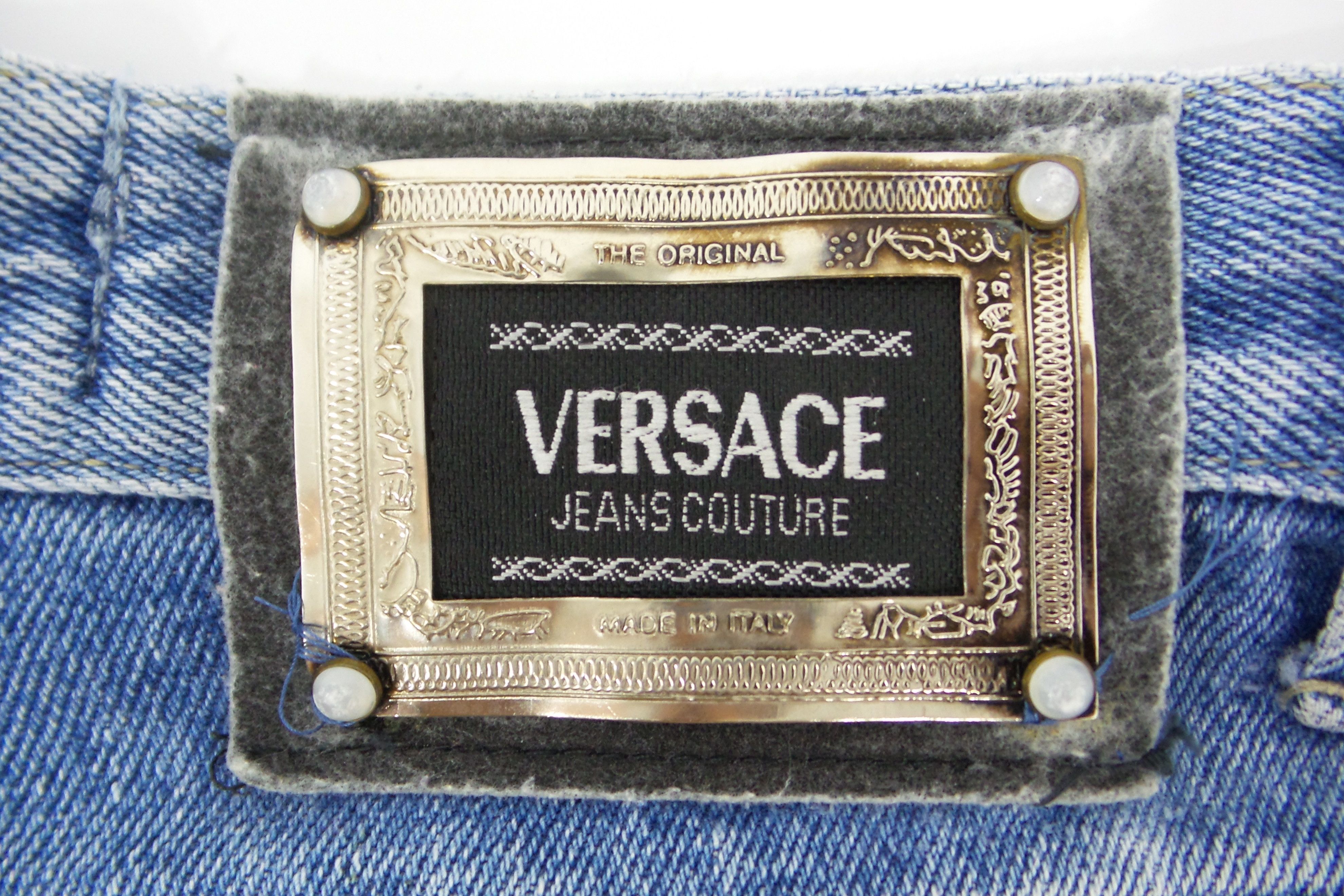Designer × Versace FOR HER Versace Jeans Couture High Waisted Jeans W25xL35 Size US 28 / EU 44 - 9 Thumbnail
