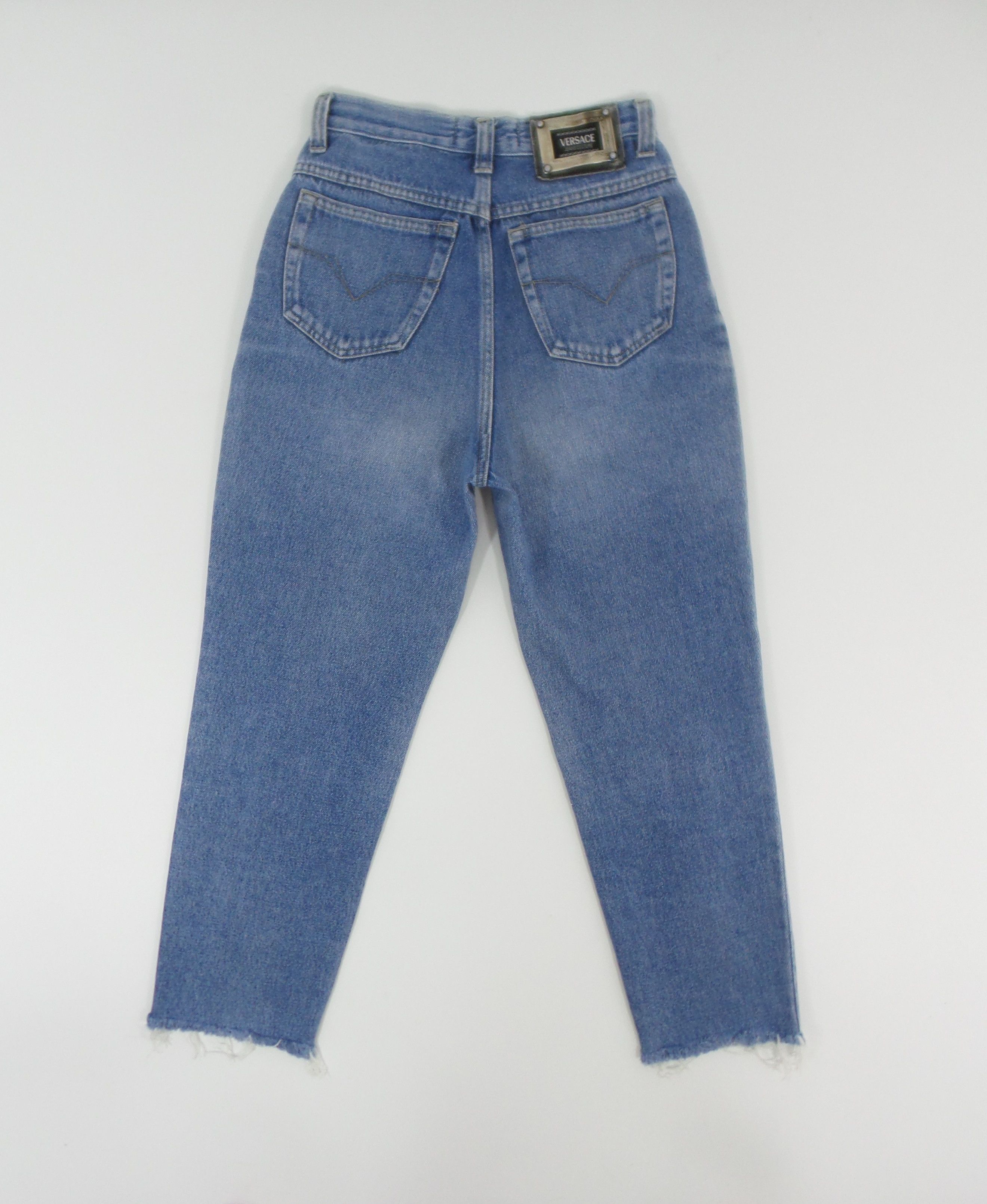 Designer × Versace FOR HER Versace Jeans Couture High Waisted Jeans W25xL35 Size US 28 / EU 44 - 7 Thumbnail