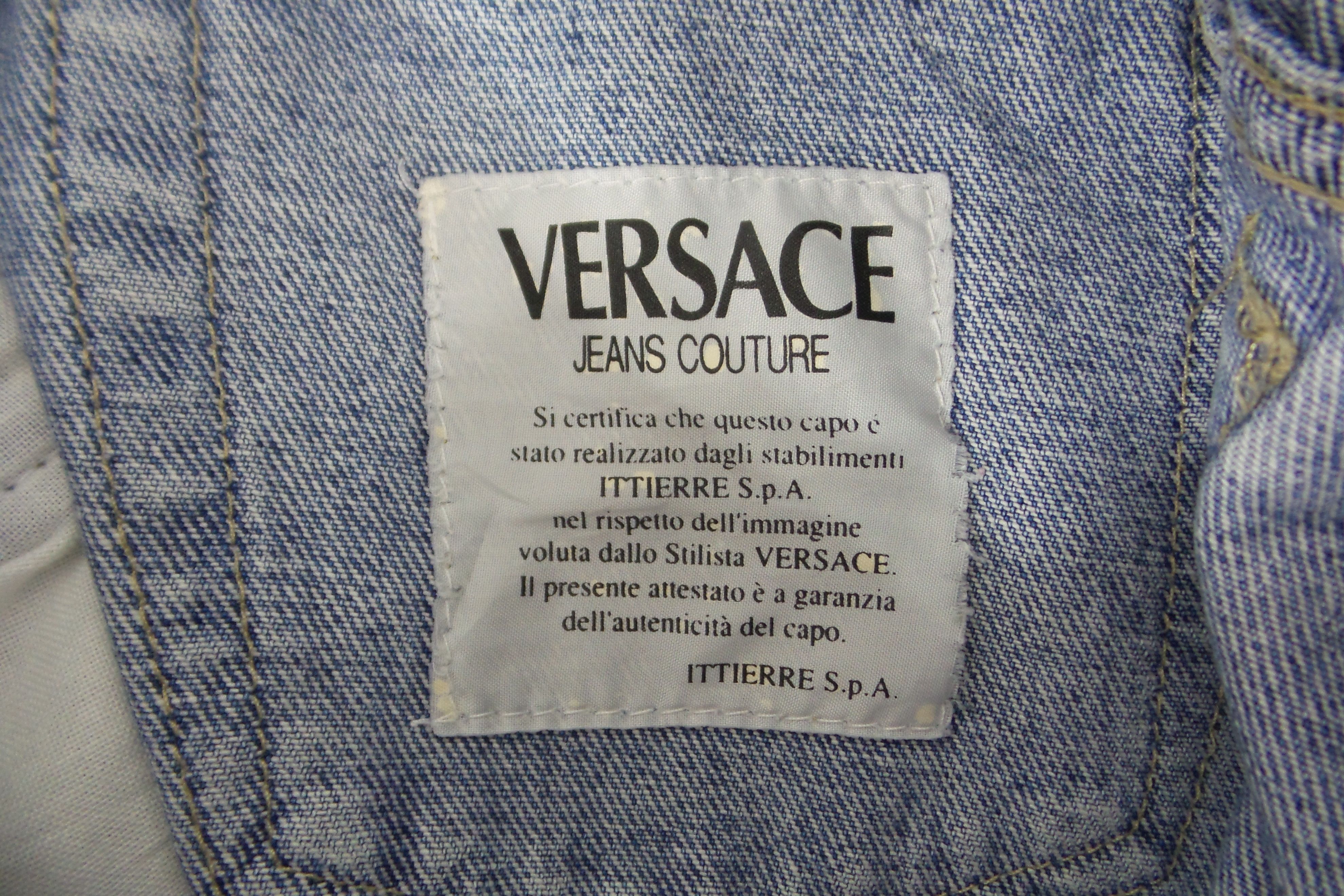 Designer × Versace FOR HER Versace Jeans Couture High Waisted Jeans W25xL35 Size US 28 / EU 44 - 4 Thumbnail