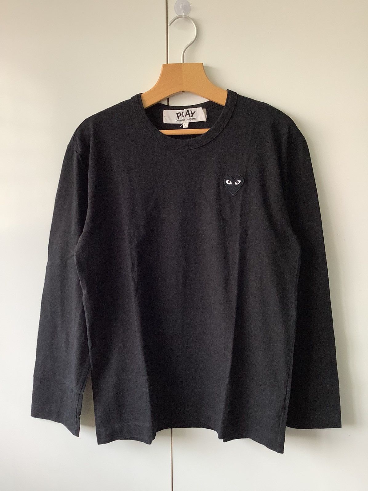 Black cdg long sleeve shops