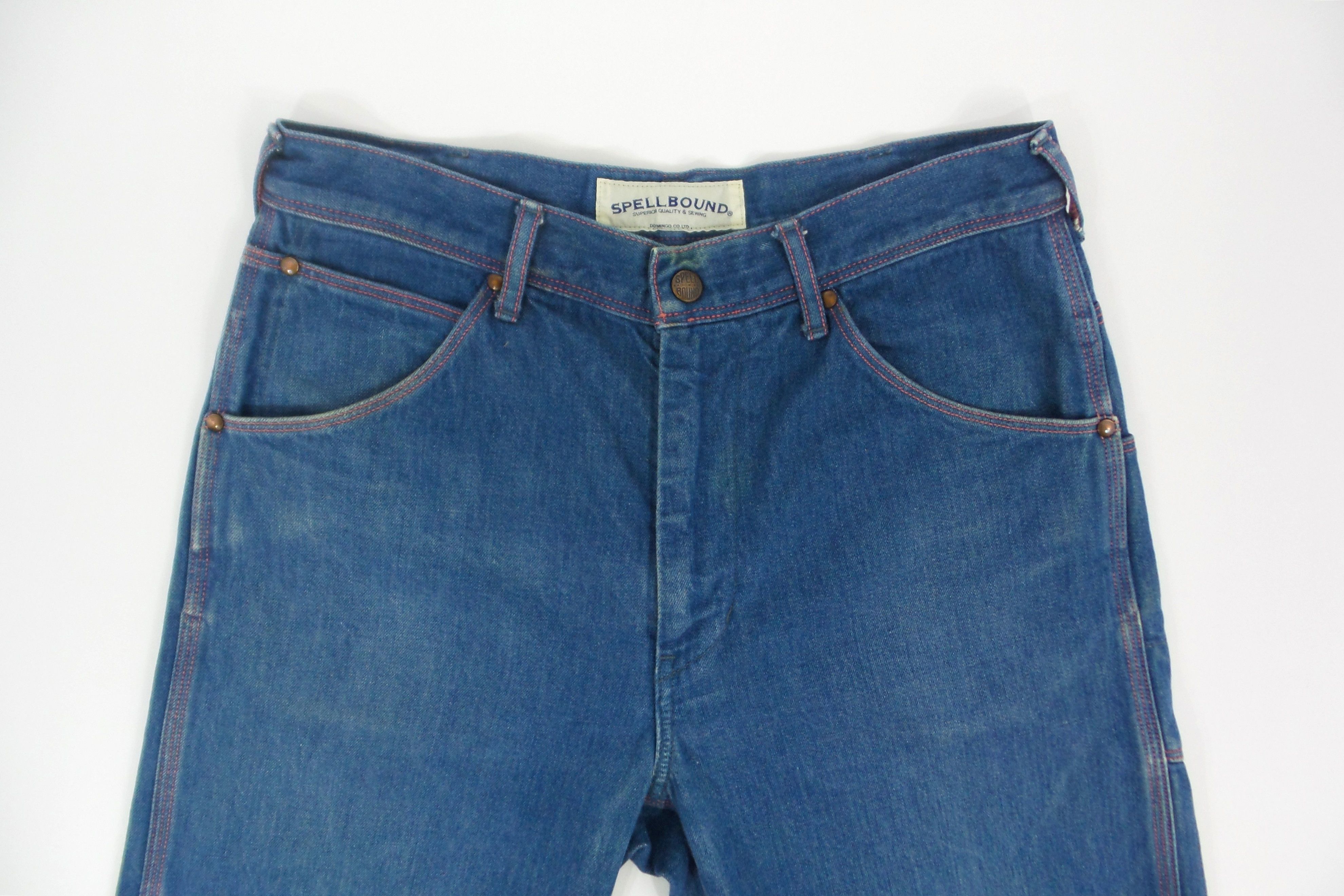 Japanese Brand Spellbound Japan Blue Jeans W28xL43 Size US 28 / EU 44 - 2 Thumbnail