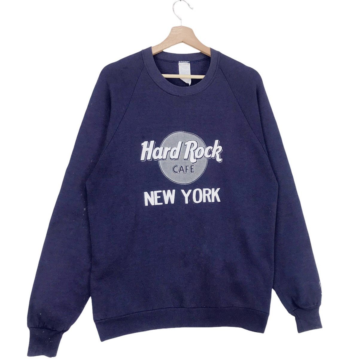 Hard Rock Cafe × Vintage Vintage 80’s Hard Rock Cafe New York Sweatshirts Crewneck Size US M / EU 48-50 / 2 - 3 Thumbnail