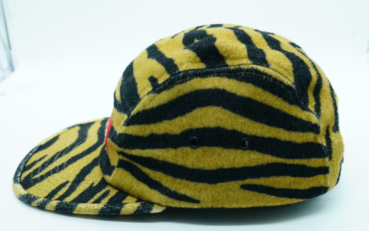 Supreme Wool Camp Cap FW19 Tiger Stripe