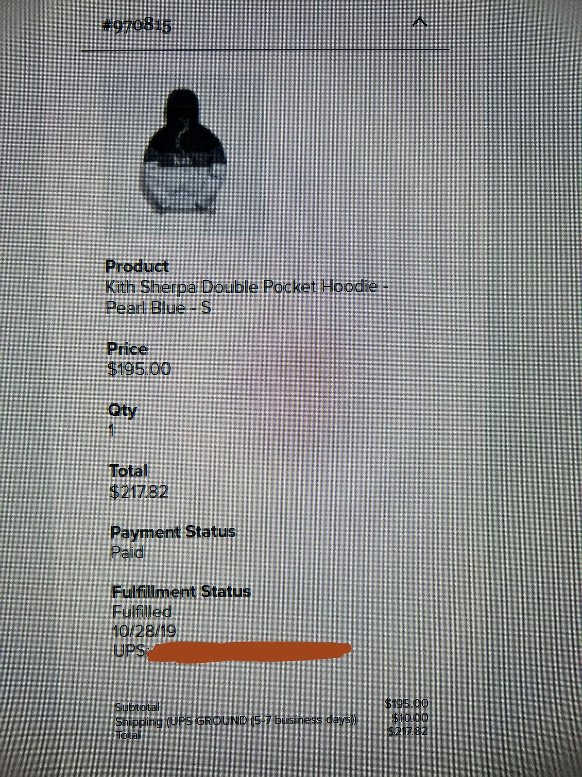 Kith Kith Sherpa Double Pocket Hoodie Size US S / EU 44-46 / 1 - 5 Thumbnail