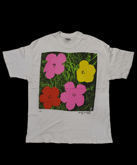 Vintage Vintage 1993 Andy Warhol Pop Art Flower Te Neues Tshirt | Grailed