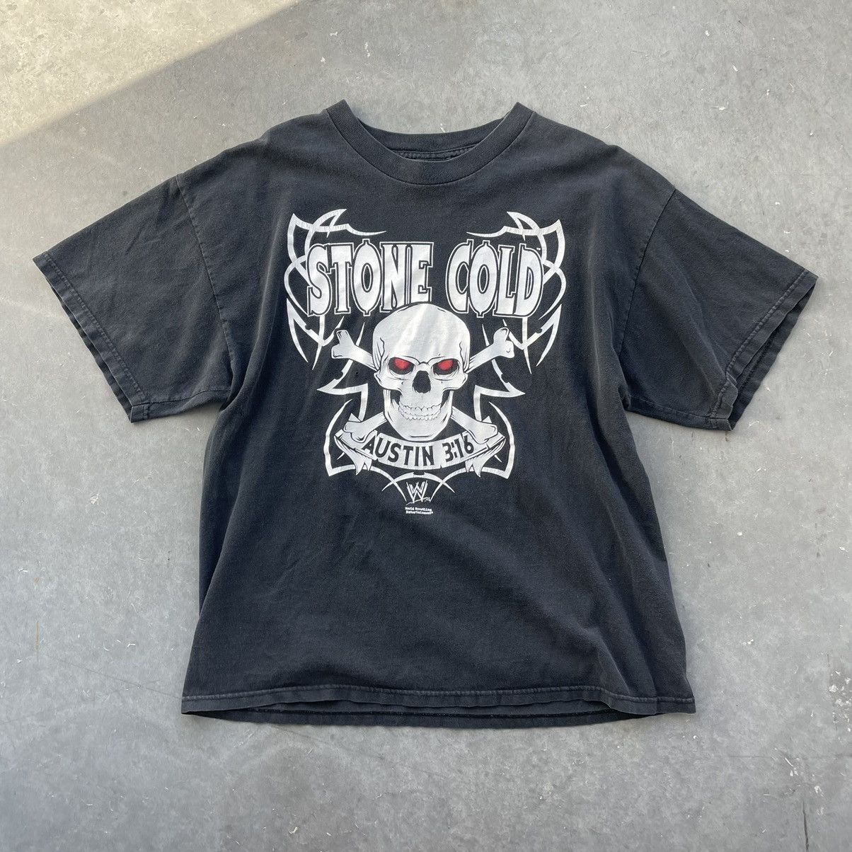 Vintage Vintage Stone Cold T Shirt WWF Size US L / EU 52-54 / 3 - 1 Thumbnail