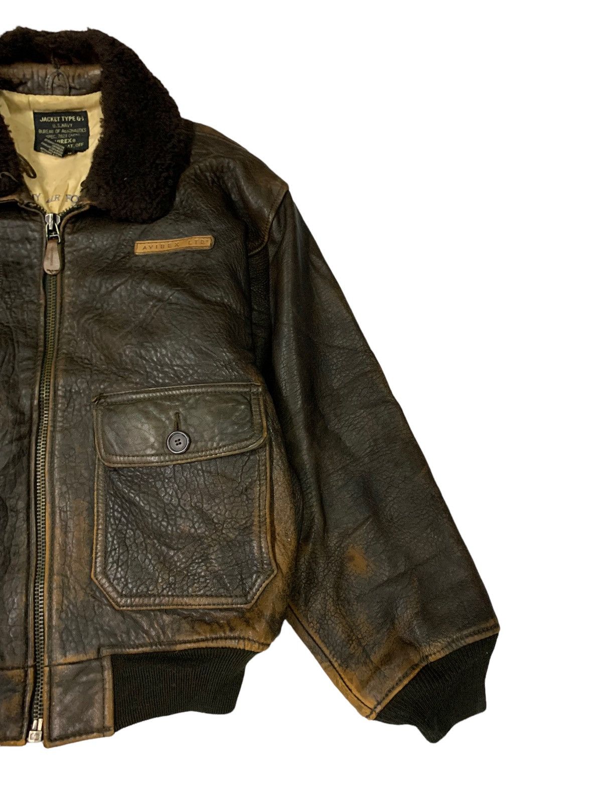 Avirex 🔥VTG AVIREX LTD TYPE G-1 USAF LEATHER JACKETS Size US M / EU 48-50 / 2 - 4 Thumbnail