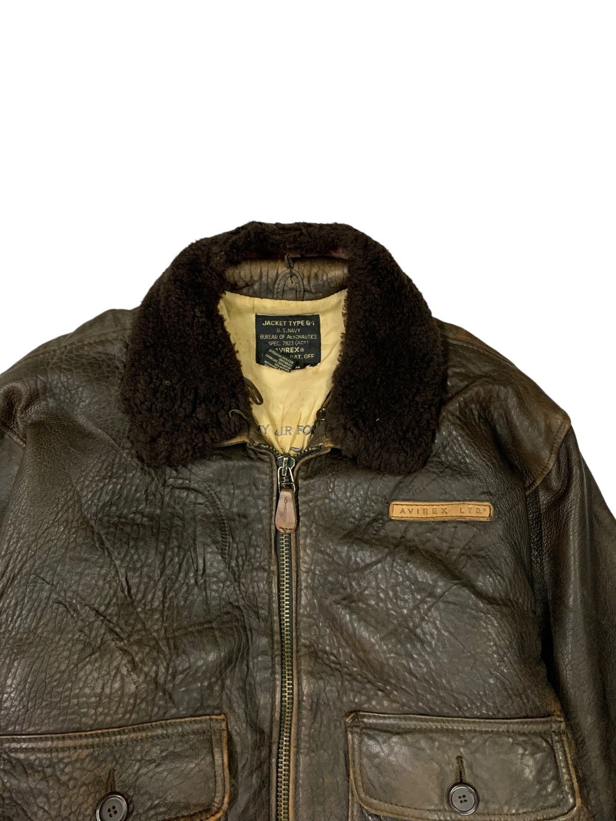 Avirex 🔥VTG AVIREX LTD TYPE G-1 USAF LEATHER JACKETS Size US M / EU 48-50 / 2 - 5 Thumbnail