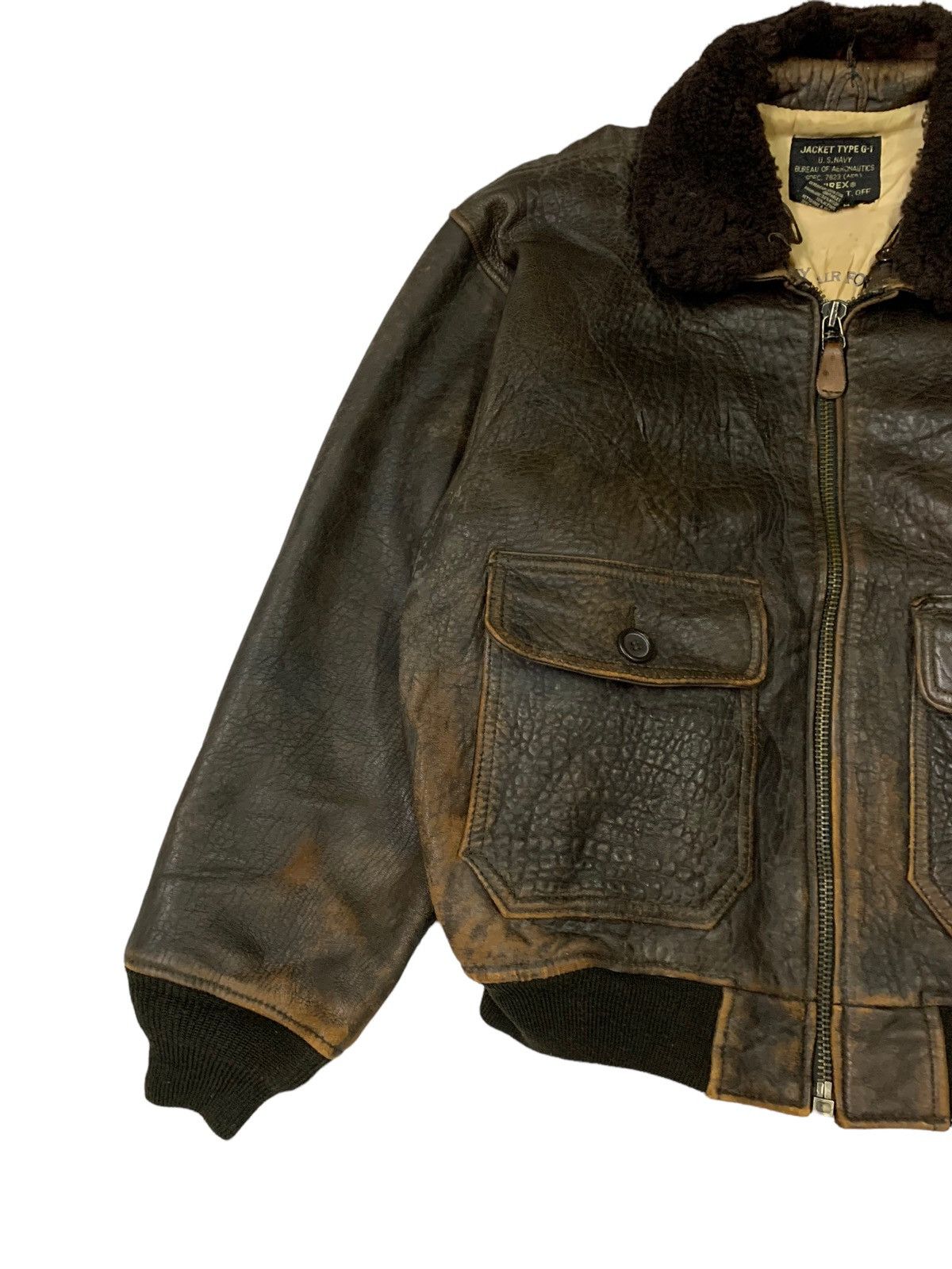 Avirex 🔥VTG AVIREX LTD TYPE G-1 USAF LEATHER JACKETS Size US M / EU 48-50 / 2 - 3 Thumbnail