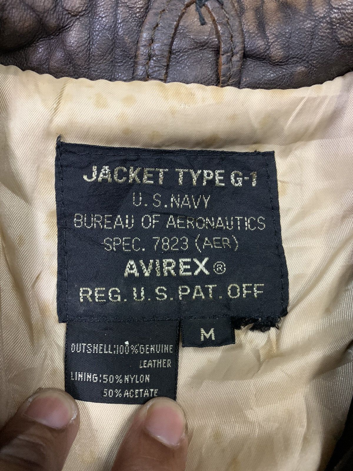 Avirex 🔥VTG AVIREX LTD TYPE G-1 USAF LEATHER JACKETS Size US M / EU 48-50 / 2 - 13 Thumbnail