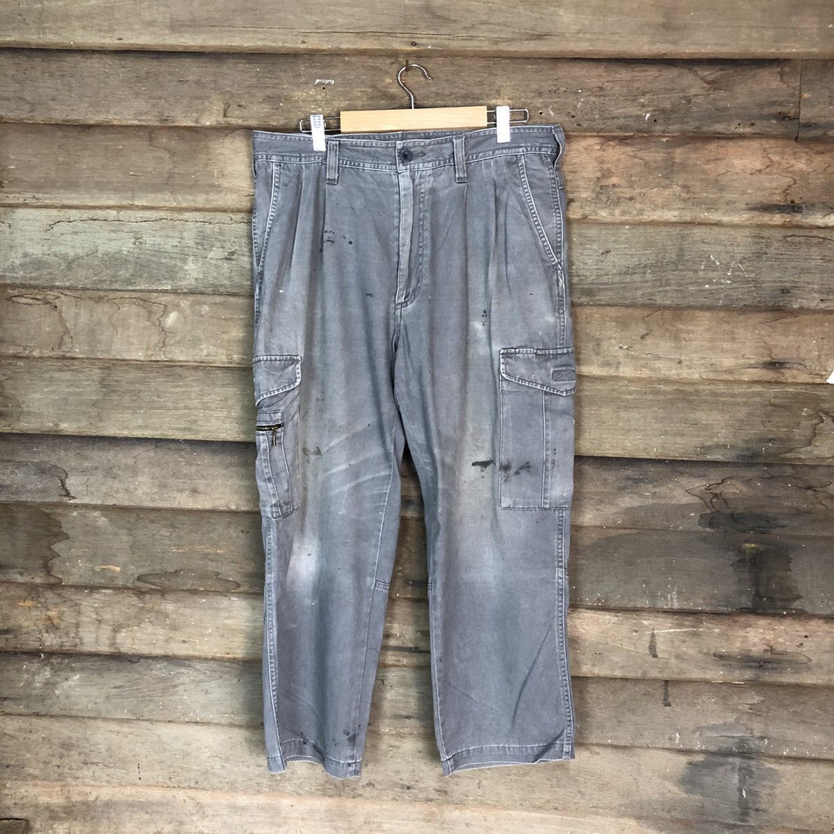 N Evolutions Grey Cargo Multipocket Pants #885
