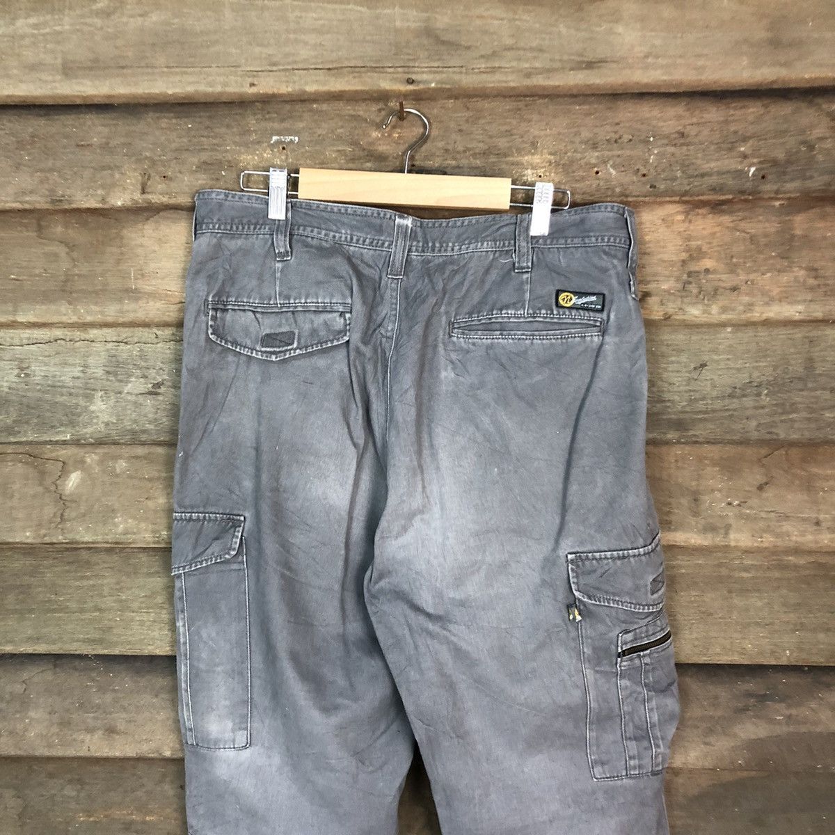 Japanese Brand N Evolutions Grey Cargo Multipocket Pants #885 Size US 31 - 12 Thumbnail