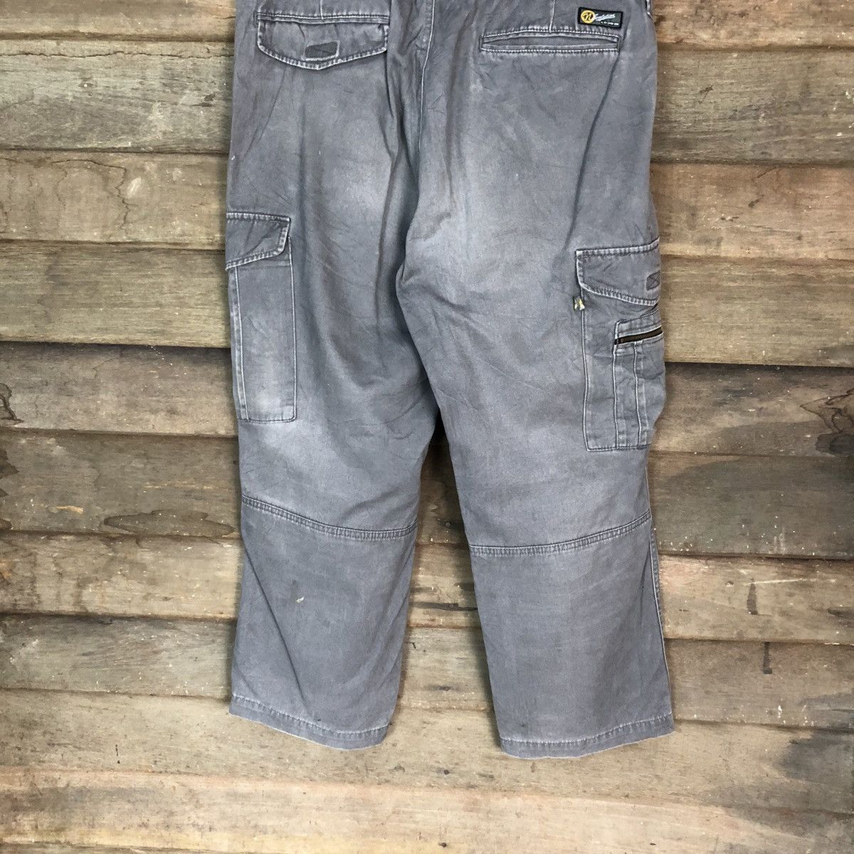Japanese Brand N Evolutions Grey Cargo Multipocket Pants #885 Size US 31 - 13 Thumbnail